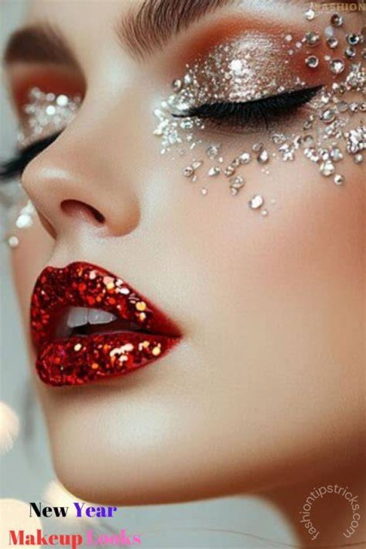 New Year’s Makeup & Fashion — Pics